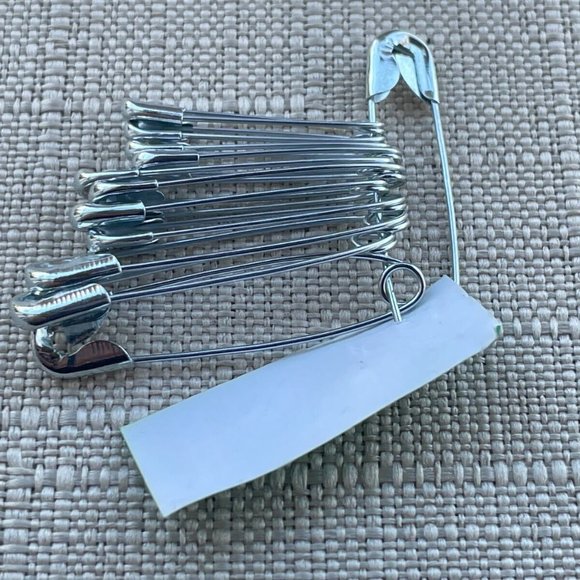 Safety Pins Lot of 150 Pins Silver Tone Pins for Craft Sewing clothes 150 - Picture 7 of 7